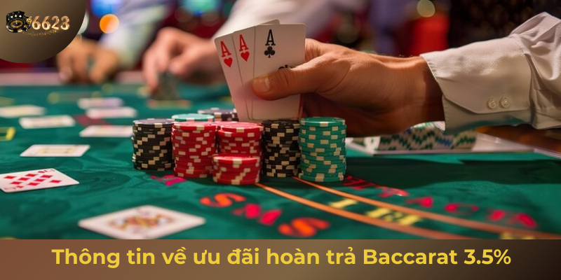 Ảnh minh hoạ: Thông tin về ưu đãi hoàn trả Baccarat tại 6623
