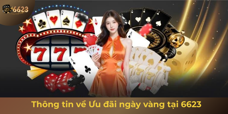 Ảnh minh hoạ: Thông tin về ưu đãi ngày vàng tại 6623